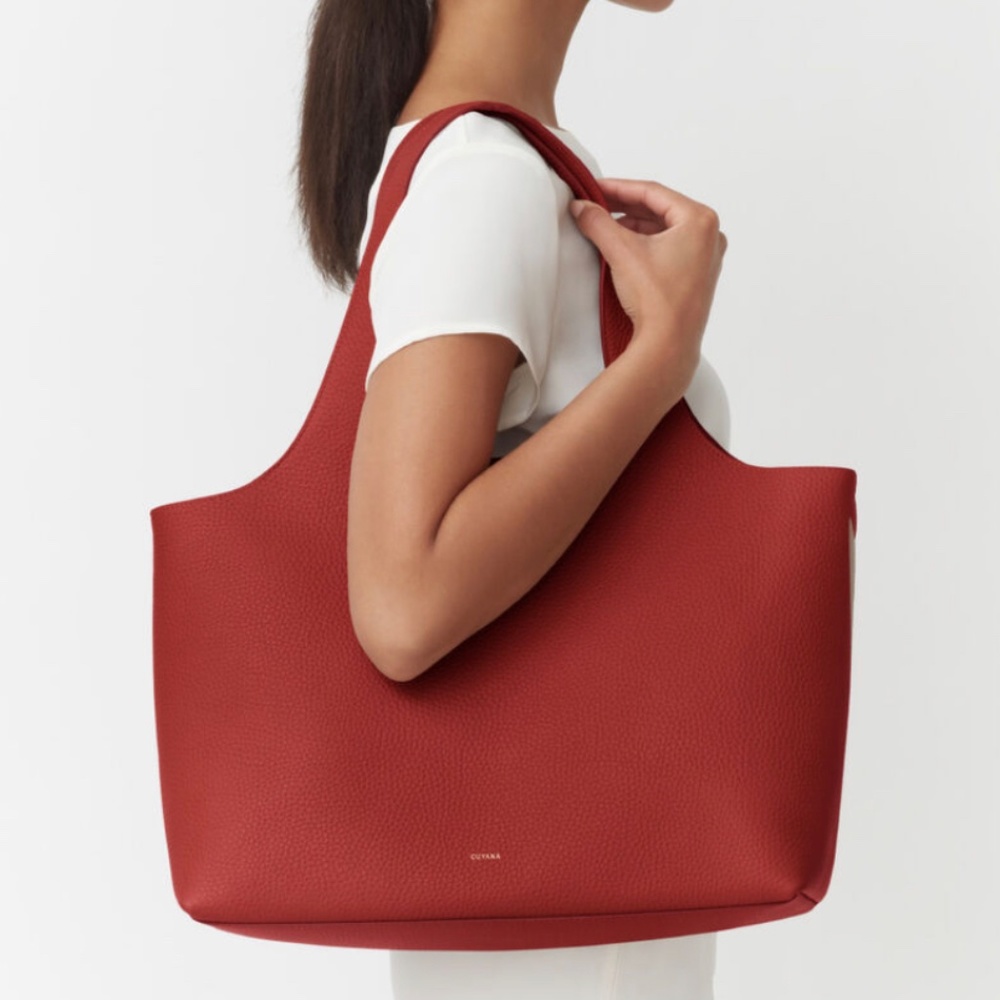 NWT! Cuyana 16” system tote in Poppy